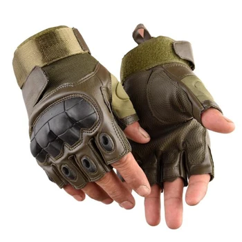Joshock Tactical Half Finger ръкавици в комбинация с мека черупка армейските спортни занимания на открито нескользящий бойна катерене