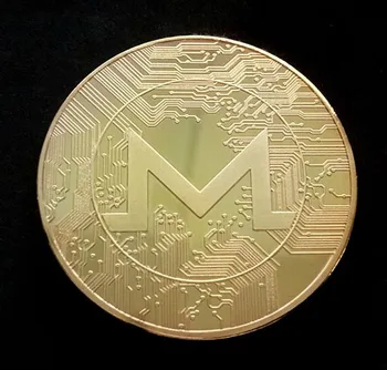 Златно / Сребърно Покритие Монета Monero Възпоменателна Монета Колекция От Изкуство Подарък Физически Метал, Имитация Начало Украса На Партията