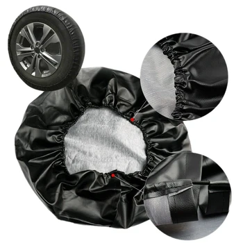 Чанта Протектор повод на капака на гуми гумите са с резервна гума 14 инча мека за Honda CRV CR-V