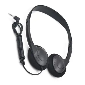 Универсален щепсел с 3.5 мм, меки слушалка музика HiFi детска кабелни слушалки слушалки