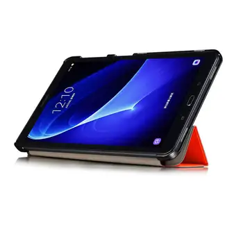 ПУ кожен калъф поставка за Samsung TAB A 10.1 T580N T585n Tablet Solid ежедневни Корица на книгата за Galaxy TAB A 10.1 T580N T585N